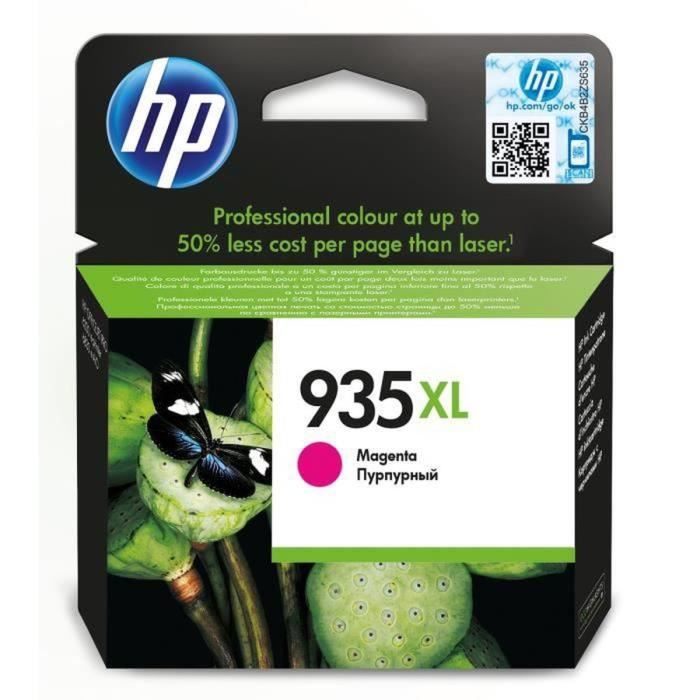 HP 935XL Cartouche dencre magenta grande capacité authentique (C2P25AE)  pour HP OfficeJet 6230/6820/6830