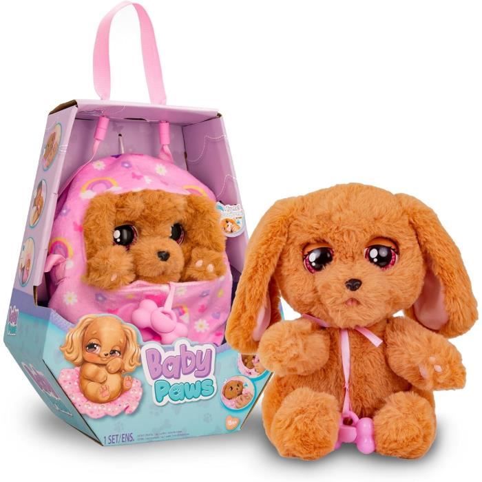 Peluche Baby Paws - mon bébé chien, Cocker - IMC Toys