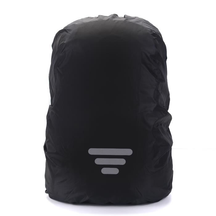 Housse de pluie pour sac à dos INF Noir Imperméable Anti