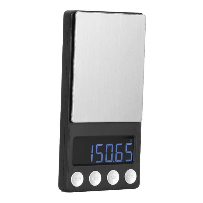 Balance de poche numérique 100G-0.01G Mini échelle Échelle électronique Échelle Balance