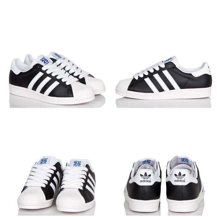 basket adidas superstar blanche et noir