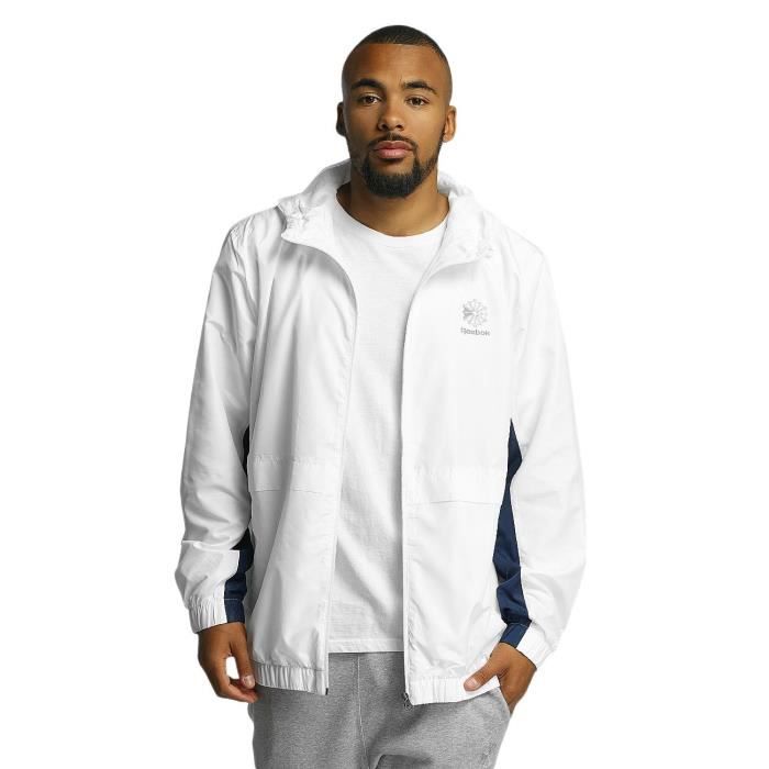 veste reebok blanche