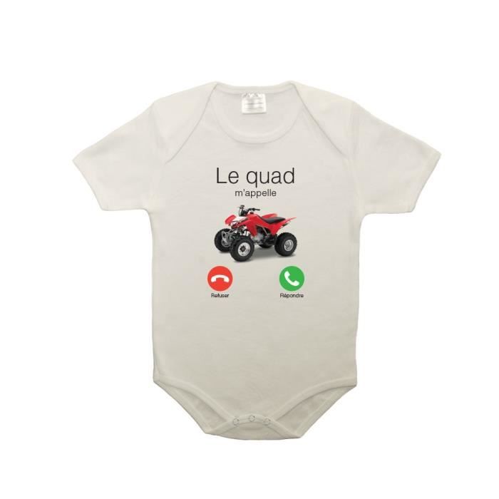 Body Bebe 100 Coton Le Quad Cross M Appelle Rose 18 23 Mois Rose Cdiscount Pret A Porter