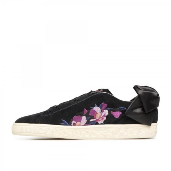 puma suede bow flowery