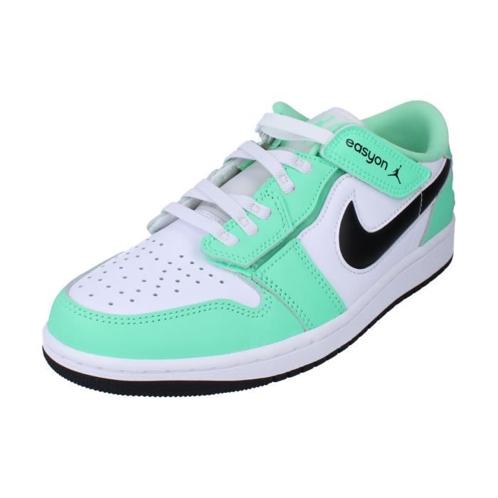 Nike Baskets - Nike - Air Jordan 1 Low Flyease - Blanc - Vert - Synthétique