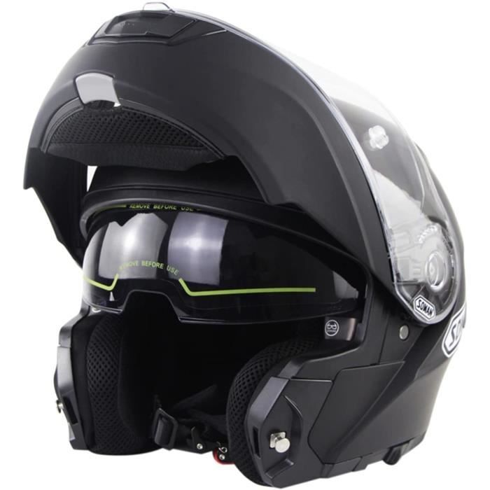 Casque Moto Modulable VIRTUE – Intégral & Double Visière – Homologué DOT – Neuf