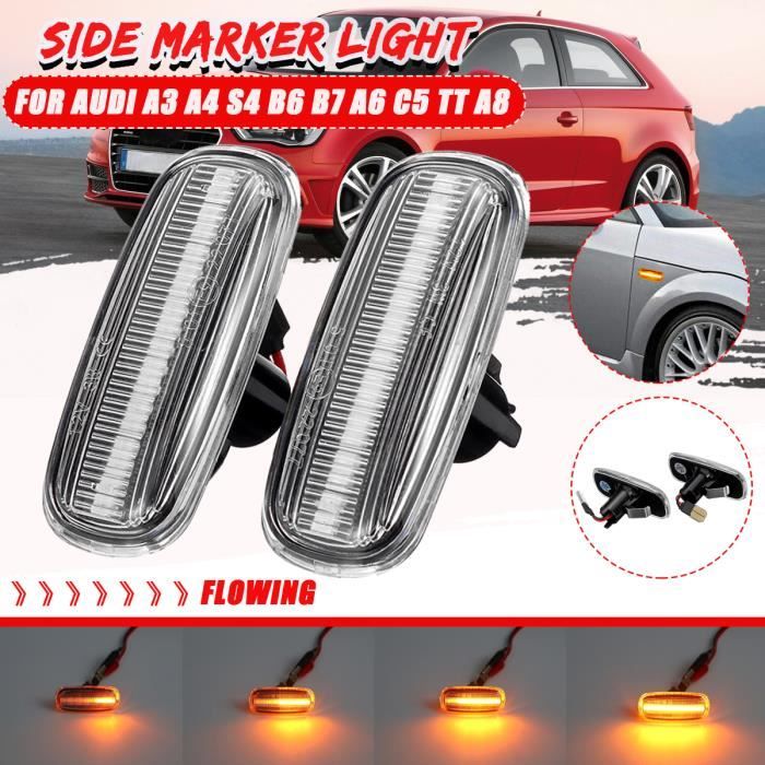 Clignotant Dynamique LED Séquentiel Pour Ford Mondeo MK4 (BA7) 2007-2015 - Fumé - Installation Plug & Play
