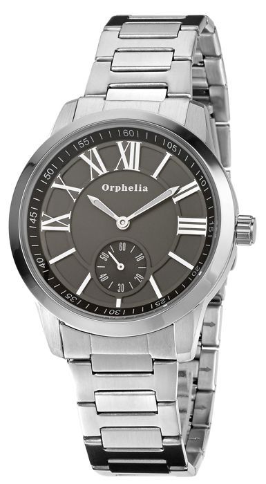 ORPHELIA - Montre Hommes - Quartz - Analogique - Bracelet en Acier inoxydable - Argent - 122-7704-48