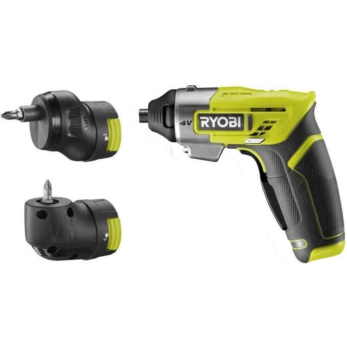 Tournevis Sans Fil Ryobi Ergo-A2 – 4V 1,3Ah Renvoi d'Angle Mandrin Déporté - vue 5