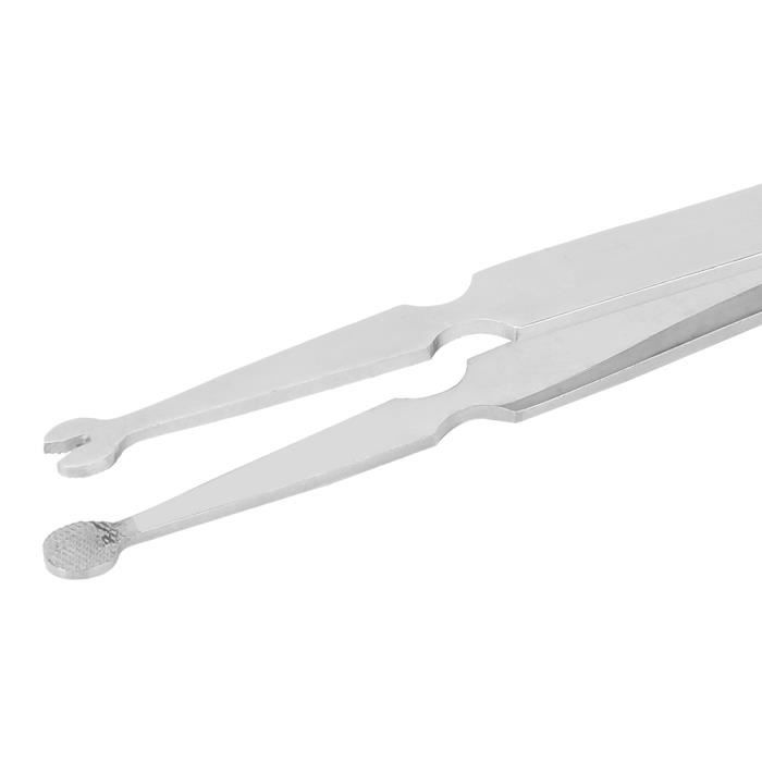 Kit De Piercing 10 Pièces - Pince à Piercing Et Ouvre-boulon Pour Changement De Bijoux - Acier Inoxydable, Pour Oreille, Nez, Lèvre