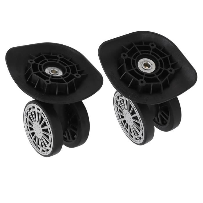 Roulettes Pivotantes Universelles À Double Rouleau, 1 Paire De Roues