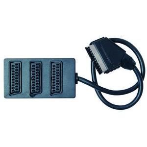 Séparateur Péritel 5 Voies 21 Broches – Adaptateur Scart 1 Mâle Vers 5 Femelles, Répartiteur Péritel Haute Qualité Pour TV, DVD, Magnétoscope & Console