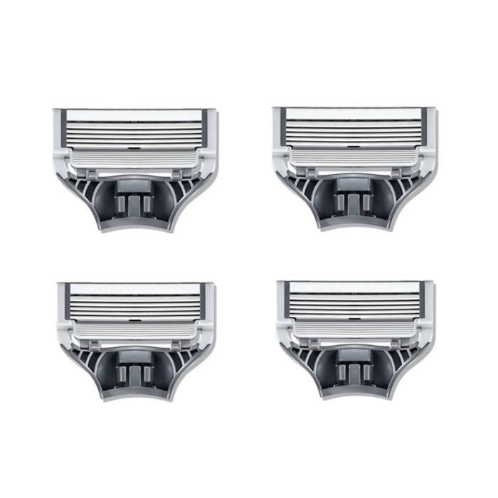 Lot De 4 Lames De Rechange Pour Rasoir à Pilling - Acier Inoxydable, Compatibles Avec La Plupart Des Rasoirs