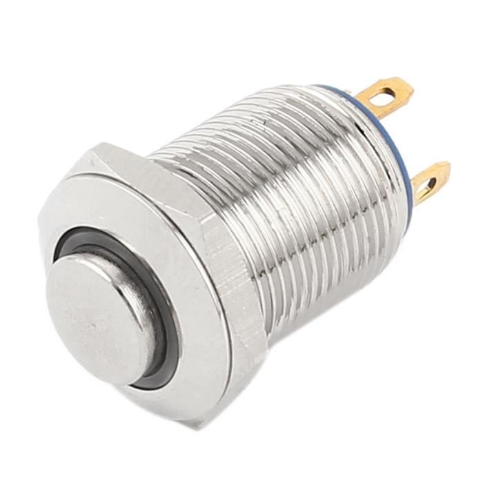 DollaTek 19mm 12V Interruttore Momentaneo Interruttore A Pulsante - Foto 10