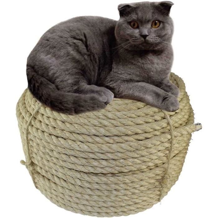 Corde Sisal pour Arbre à Chat 8mm x 50m Corde en sisal Naturel pour — free download