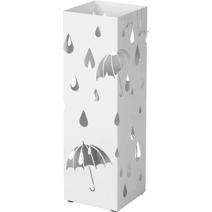 Porte-parapluie Avec Stockage Rose 15,5 X 15,5 X 49 Cm Métal Vidaxl à Prix