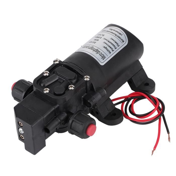 Pompe à Eau 12V 3GPM 55PSI Auto-amorçante Avec Pressostat Et Réservoir – Idéale Pour Camping-Car, Bateau, Yacht Et Irrigation