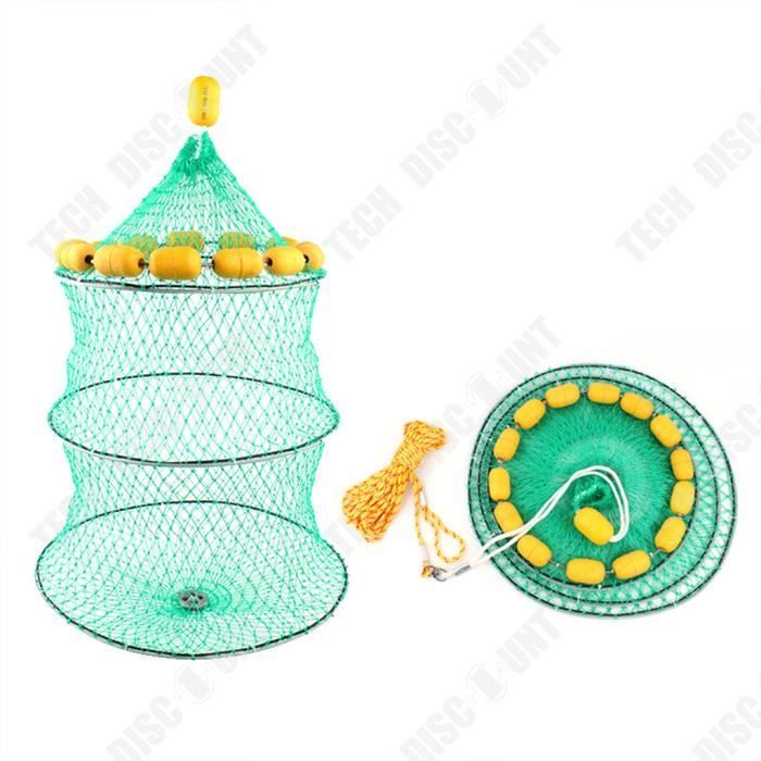 Filet De Pêche à Lancer Main 2,4 M – Nylon Monofilament Robuste, Maille Fine 0,5 Filet De Pêche à Lancer Main 2,4 M – Nylon Monofilament Robuste, Maille Fine 0,5