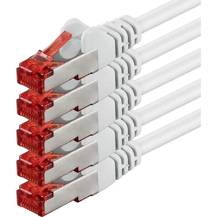 1Attack 10M Câble Réseau Cat6 Lan Cat 6 Câbles Rj45 1000 MoS