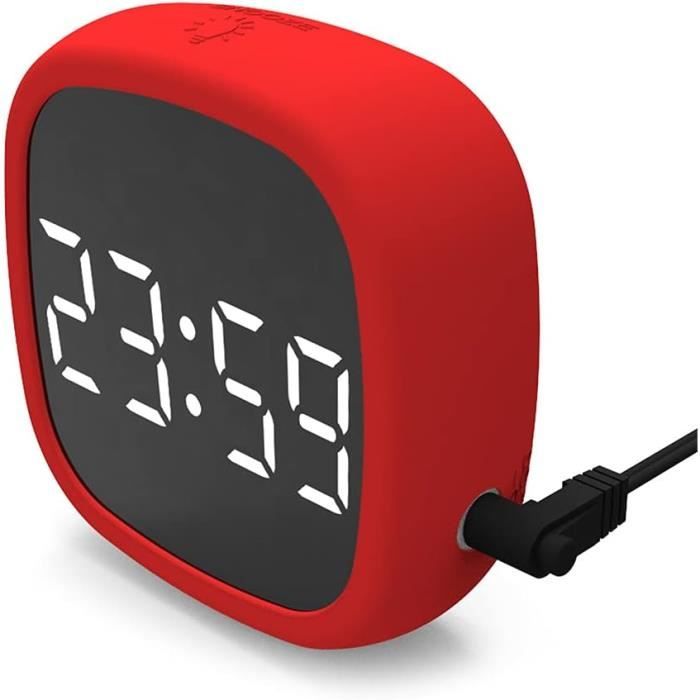 Vinabo Réveil Numérique avec Veilleuse 7 Couleurs, Noir | 4 Niveaux de Luminosité, Grand Affichage de la Température LED, Contrôle Vocal, 12/24h, Port USB, Snooze Vinabo Réveil Numérique avec Veilleuse 7 Couleurs, Noir | 4 Niveaux de Luminosité, Grand Affichage de la Température LED, Contrôle Vocal, 12/24h, Port USB, Snooze