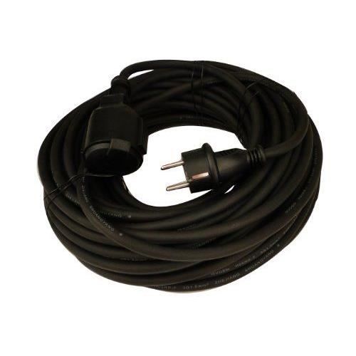 Unitec 44563 Rallonge caoutchouc H05RR-F 3G 1,5 mm / 10 m Noir Import Allemagne