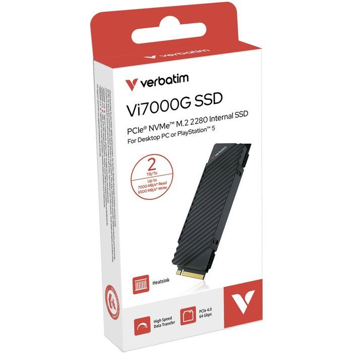 Verbatim Vi7000G .2 PCI Express 4.0 NVMe Neuf - vue 10