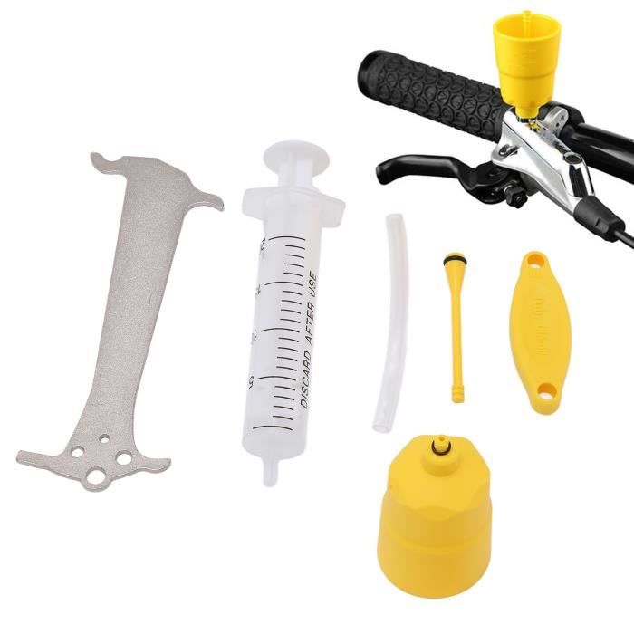 Kit Vidange Huile Frein Vélo – Entonnoir Adaptateur Alliage Alu – Pour Freins Hydrauliques VTT