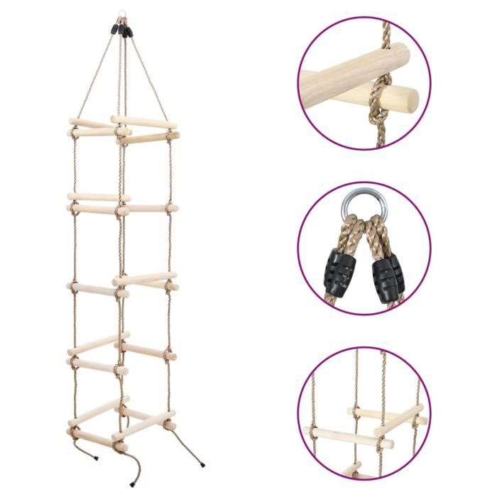 vidaXL Échelle de corde 200 cm