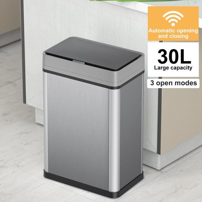 VINTEKY® Poubelle a Induction Automatique, Poubelle Intellig