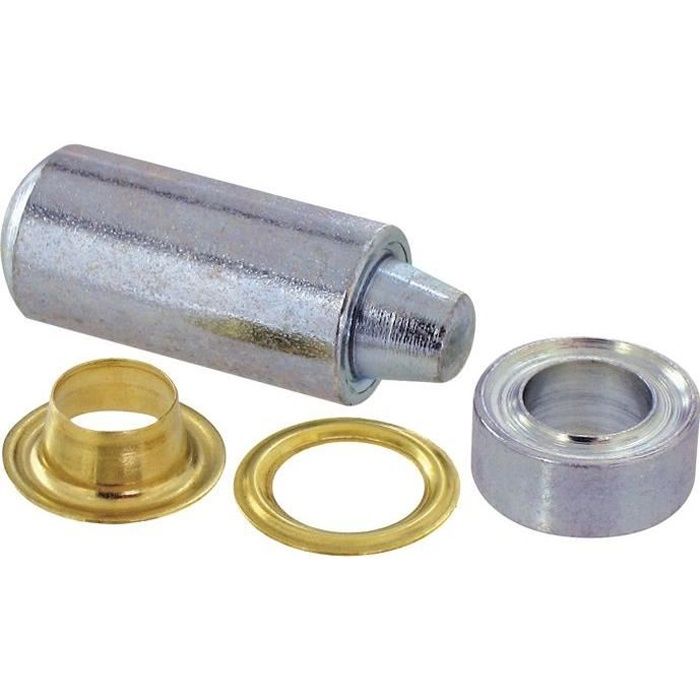 Oeillet bâche + outil - D: 12 mm
