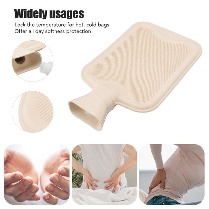 Bouillottes,Grande Bouillotte | Pack D'eau Chaude, Nuage, Chauffe-mains Et Pieds, Sac Chauffant Avec Poignée - Sac D'eau D'oreiller En Peluche Réutilisable, Pochette De Compresse Chaude Pour Comp