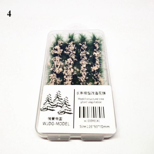 Arbustes de verdure artificiels pour présentoirs et dioramas de trains miniatur