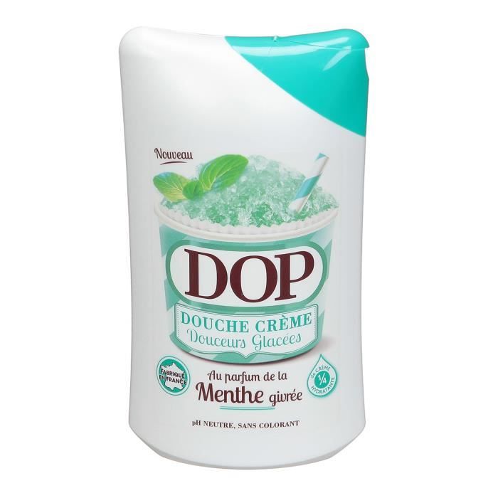 DOP Crème de douche glacée Au parfum de la menthe givrée Mousse