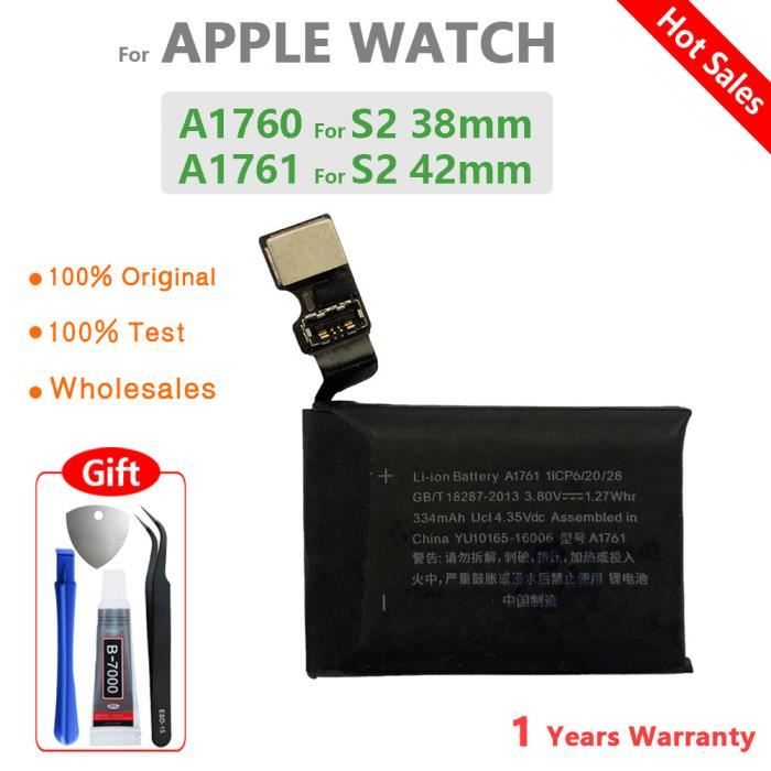 S1 38mm Batterie De Remplacement Pour Apple Watch S rie 1 2 3 4 5