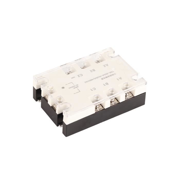 Relais à semi-conducteurs triphasé - DIOCHE - TSR-15AA-H - 90-250VAC ...