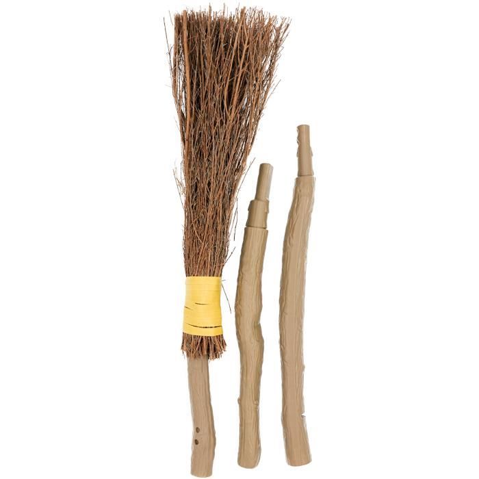 Balai De Sorcière Jouet Pour Enfant - Accessoire Déguisement Halloween, Cosplay, Fête - Longueur Environ 80 Cm