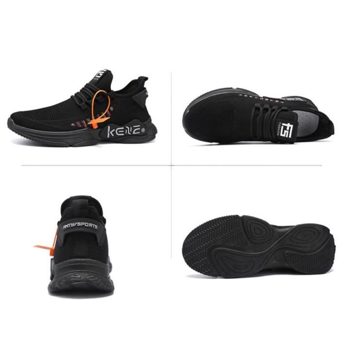 Baskets Homme Respirantes Confortables - Chaussures De Running Outdoor Tennis Fitness Jogging Antidérapantes