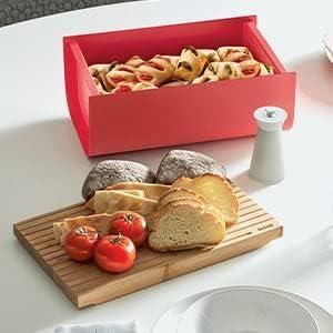 Alessi Mattina Collection Boîte à pain, Warm Grey Alessi Mattina Collection Boîte à pain, Warm Grey