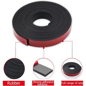 Bande Caoutchouc Adhesive, 25mm X 1.5mm X 3m Dos Solide Adhésif Feuille Rouleau Néoprène