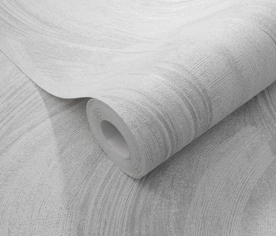 Papier Peint Uni Gris Erismann Batihouse - 1 Rouleau 0,53x10,05m - Lavable Et Résistant