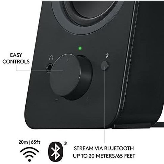 Haut-parleurs Bluetooth//PC Noir Logitech Z207