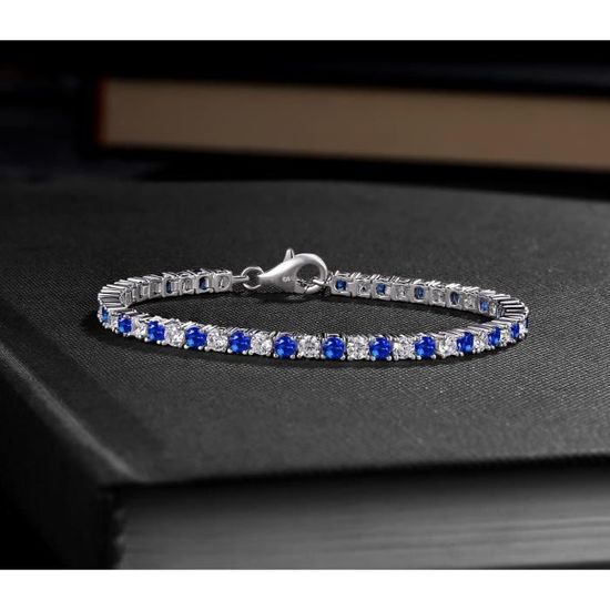 Diamond Treats Bracelet Tennis serti de Pierres de Couleurs et Blanches en Zircons Bracelet Femme Argent Sterling 925 Bracelet286 Achat Vente maillon de bracelet Diamond Treats Bracelet Tennis serti d...