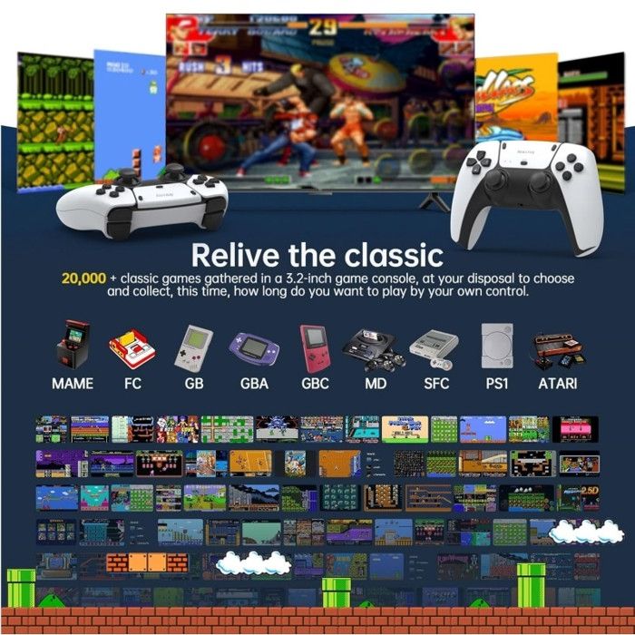 Console Rétro Plug And Play My Arcade Data East Hits – 300 Jeux, 3 Manettes (NTSC, Neuf)