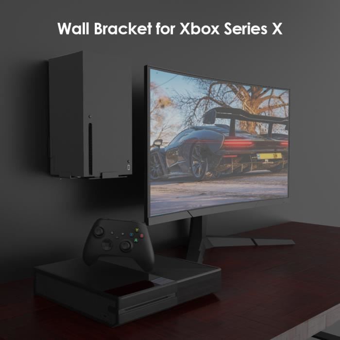 Noir-LINGYOU Support mural pour Xbox Series X, support peu