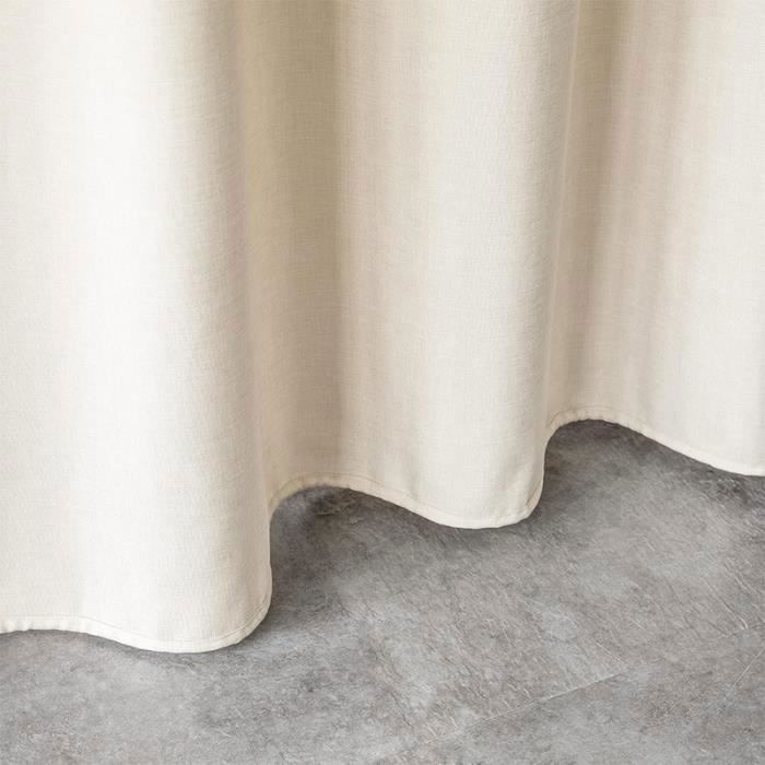 Rideau De Douche Imperméable Goodbath - 183x183 Cm - Blanc Marbré - Résistant à La Moisissure - Salle De Bain - 4