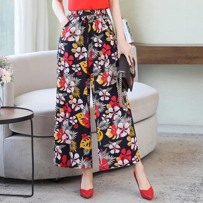 Pantalon ample femme ete clearance