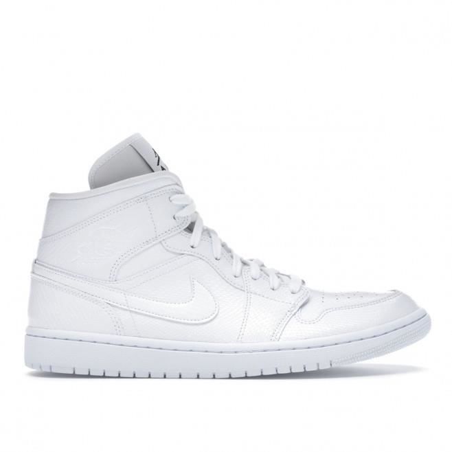 Basket Nike AIR JORDAN 1 MID Blanc Cdiscount Chaussures