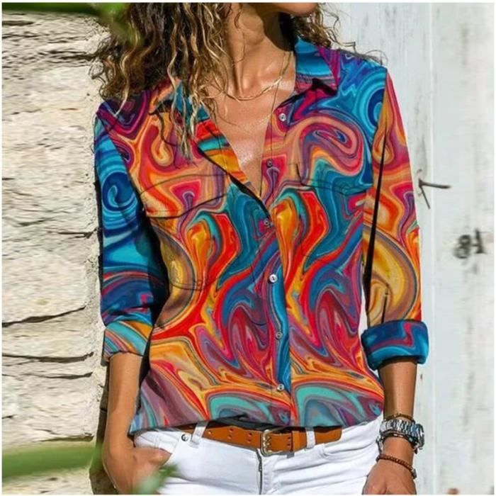 Chemisier femme coloré shop