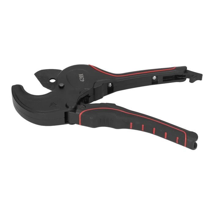 Coupe-Tuyau Intérieur PVC Acier Inoxydable - Outil Plomberie Profondeur Réglable 17,8cm Diamètre 3,8-20,3cm