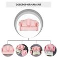SOFA MINIATURURE 1PC Modèle d'accessoires de meubles de de avec oreiller fauteuil bebe - canape bebe meubles bebe-3